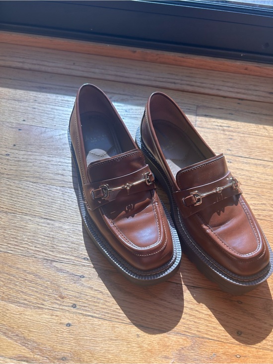Sam Edelman Shoes - Sam Edelman Brown Leather Horsebit Loafers